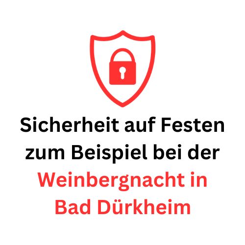 Sicherheit auf Festen